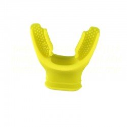 Silicon Mouth Piece, Long - Yellow