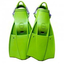 Aquatec Rubber Fins - Lime Green