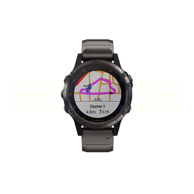 Garmin Fenix 5S Plus (51mm) - Carbon Grey/Titanium Garmin Fenix 5S Plus (51mm) - Carbon Grey/Titanium