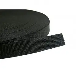 25mm Webbing (Black)