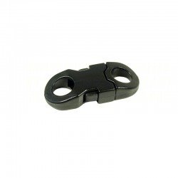 Side Release Shock Cord Buckle - Black