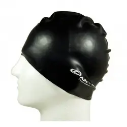 Silicone Swimming Cap - Black
